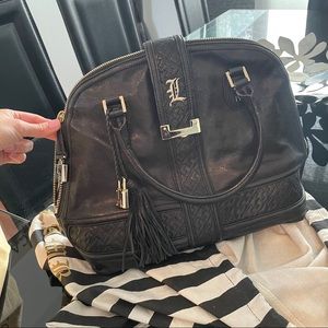 L.A.M.B. Large Leather Bowler